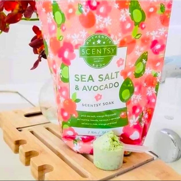 Scentsy Other - SEA Salt & Avocado Scented Bath Soak Scentsy 2 LBS
